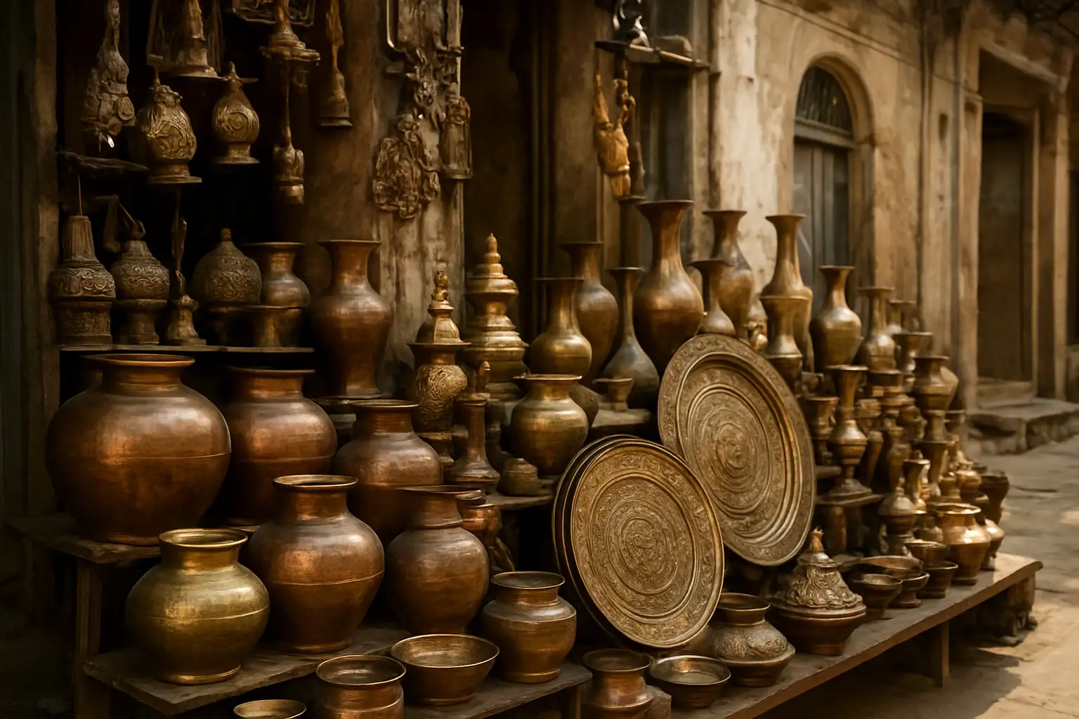 3. Brass and Copperware - YahTrip Travel Guide
