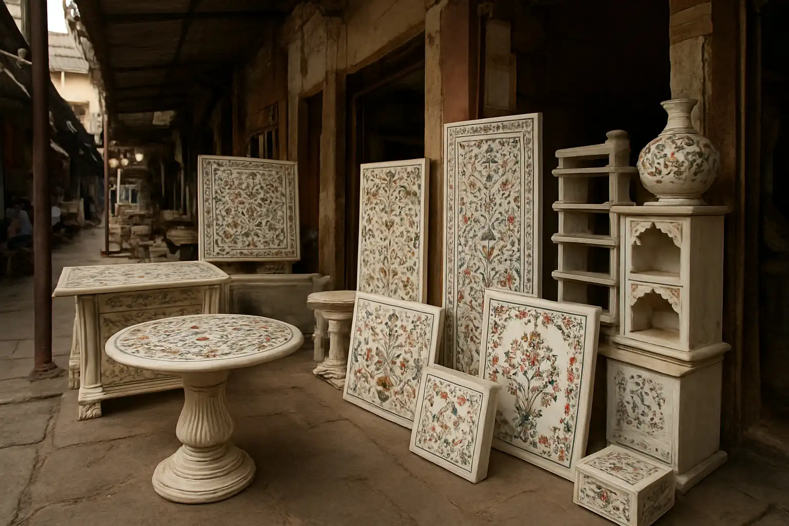 1. Marble Inlay Work - YahTrip Travel Guide