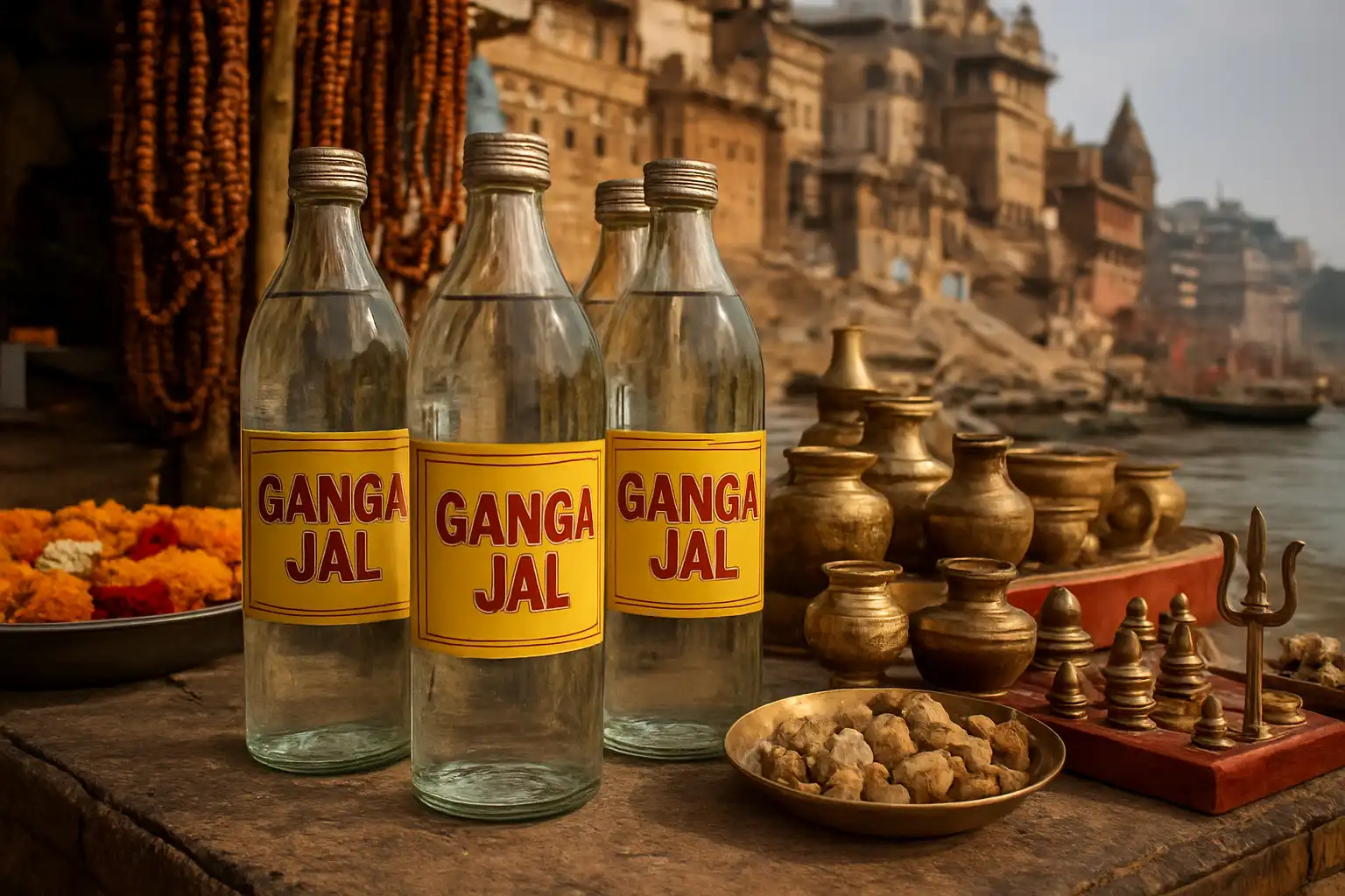 6. Ganga Jal and Religious Items - YahTrip Travel Guide