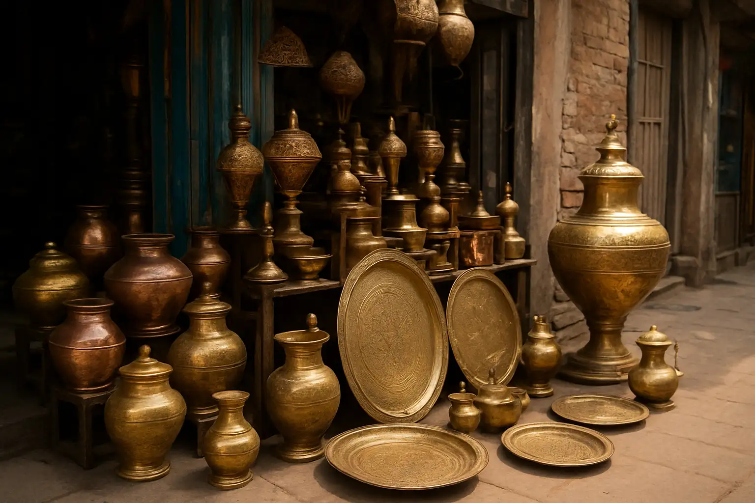 6. Brass and Copper Items - YahTrip Travel Guide