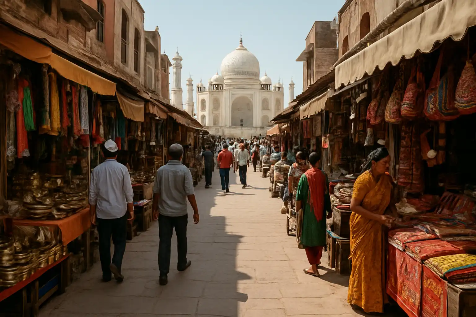 3. Taj Mahal Complex Shops - YahTrip Travel Guide