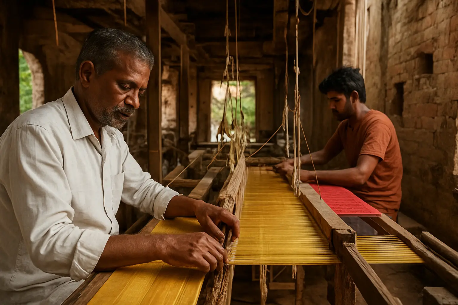 1. Banarasi Silk Weaving - YahTrip Travel Guide