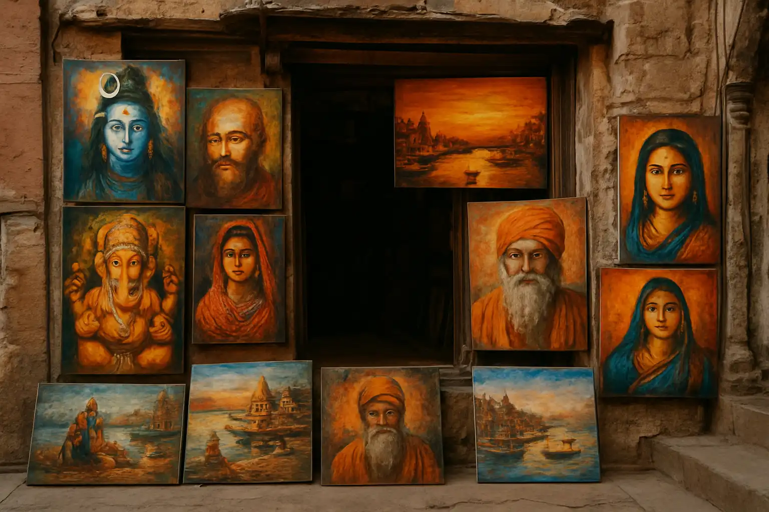3. Local Paintings - YahTrip Travel Guide