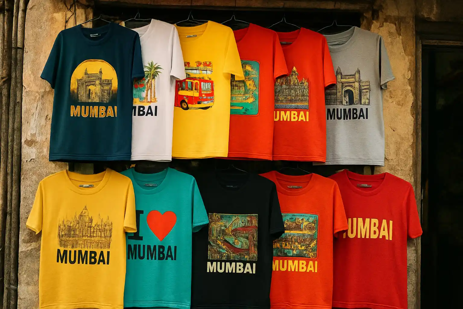 2. Mumbai T-shirts - YahTrip Travel Guide