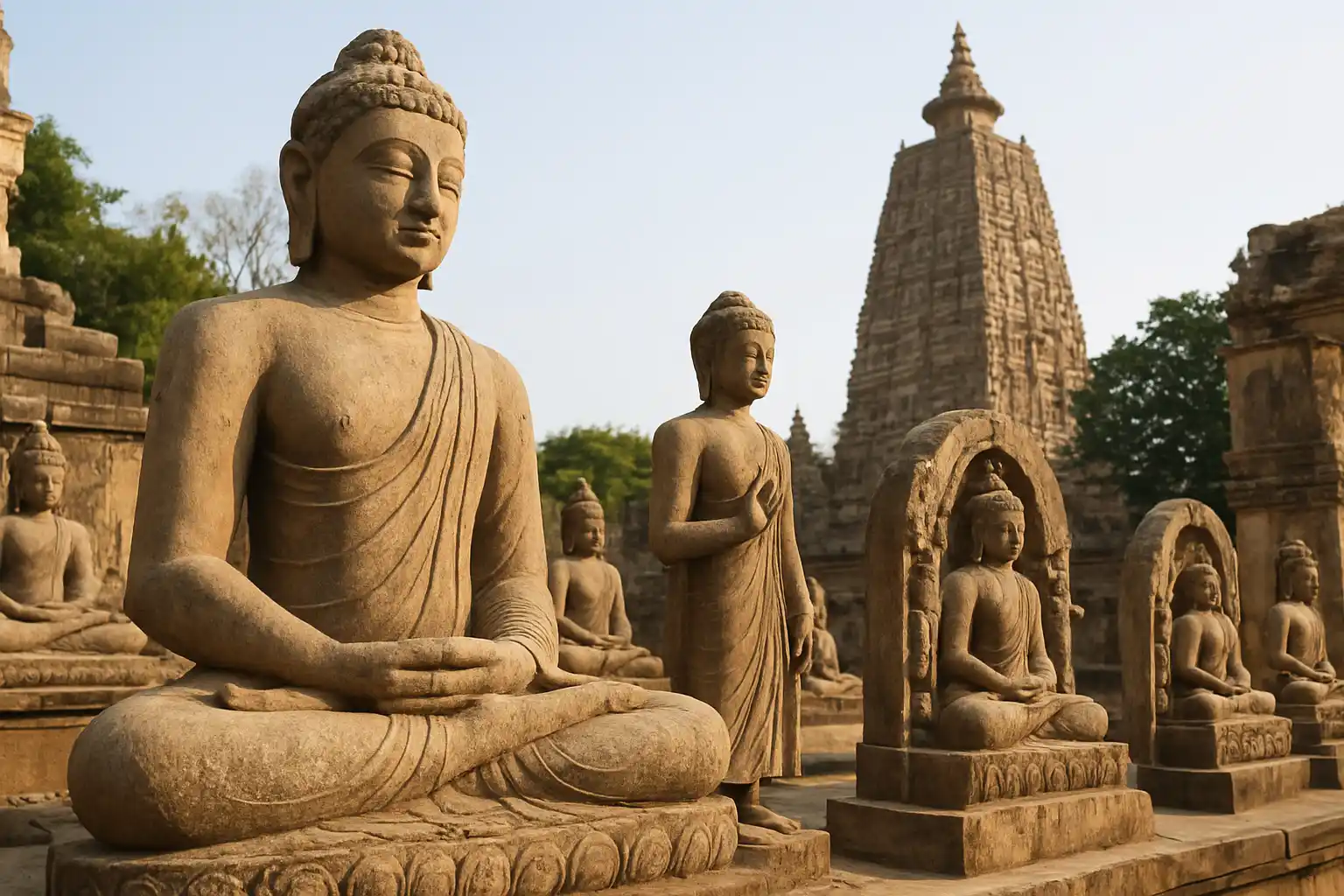 1. Buddhist Statues - YahTrip Travel Guide