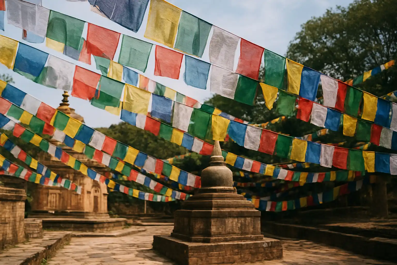 1. Prayer Flags - YahTrip Travel Guide
