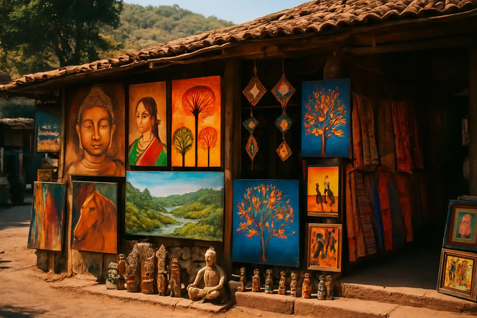 1. Wooden Carvings - YahTrip Travel Guide