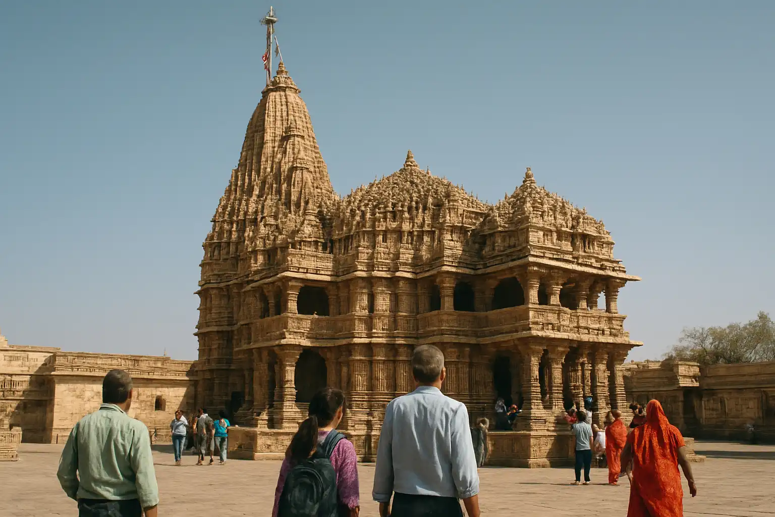 1. Visit the Dwarkadhish Temple - YahTrip Travel Guide