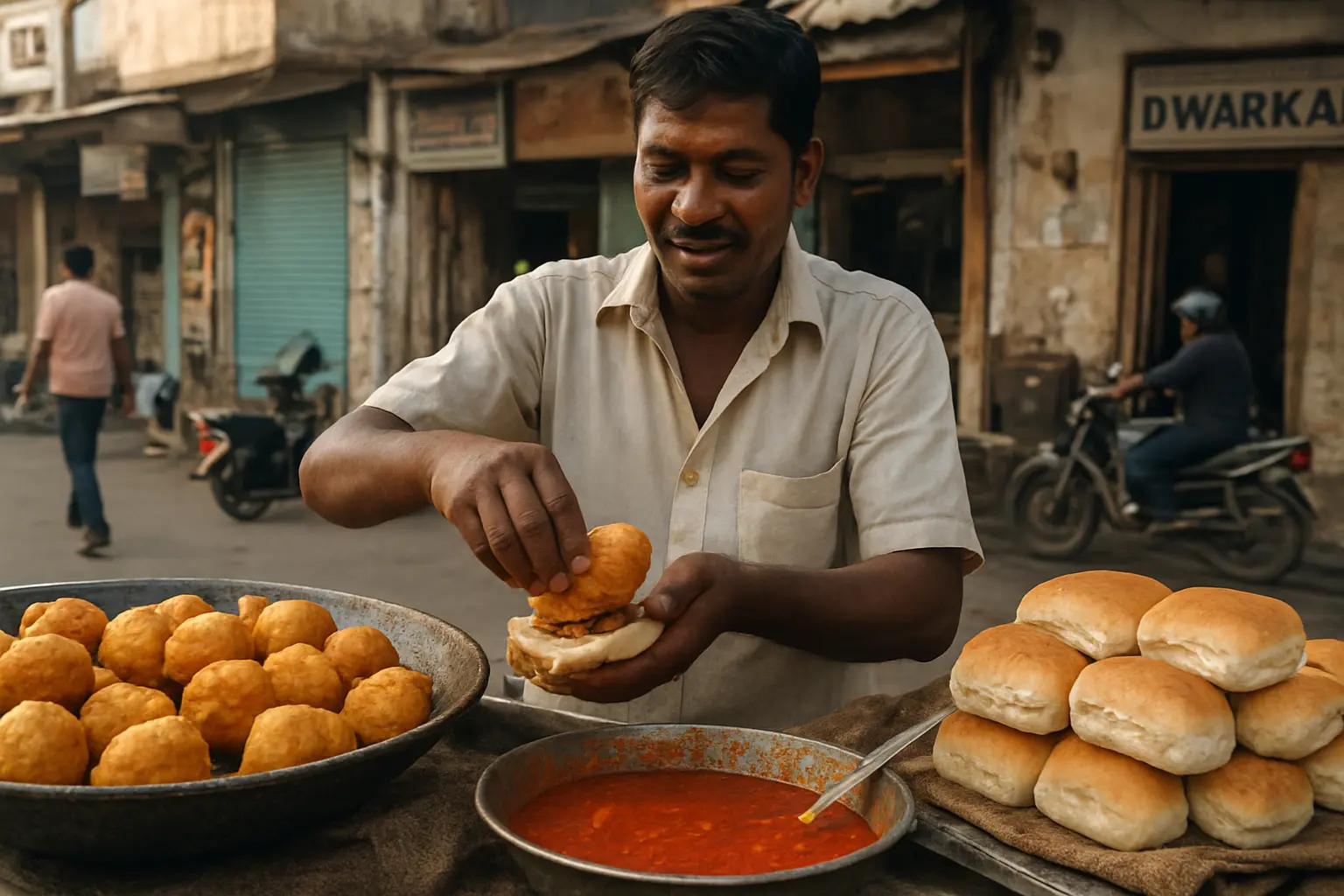 3. Vada Pav - YahTrip Travel Guide