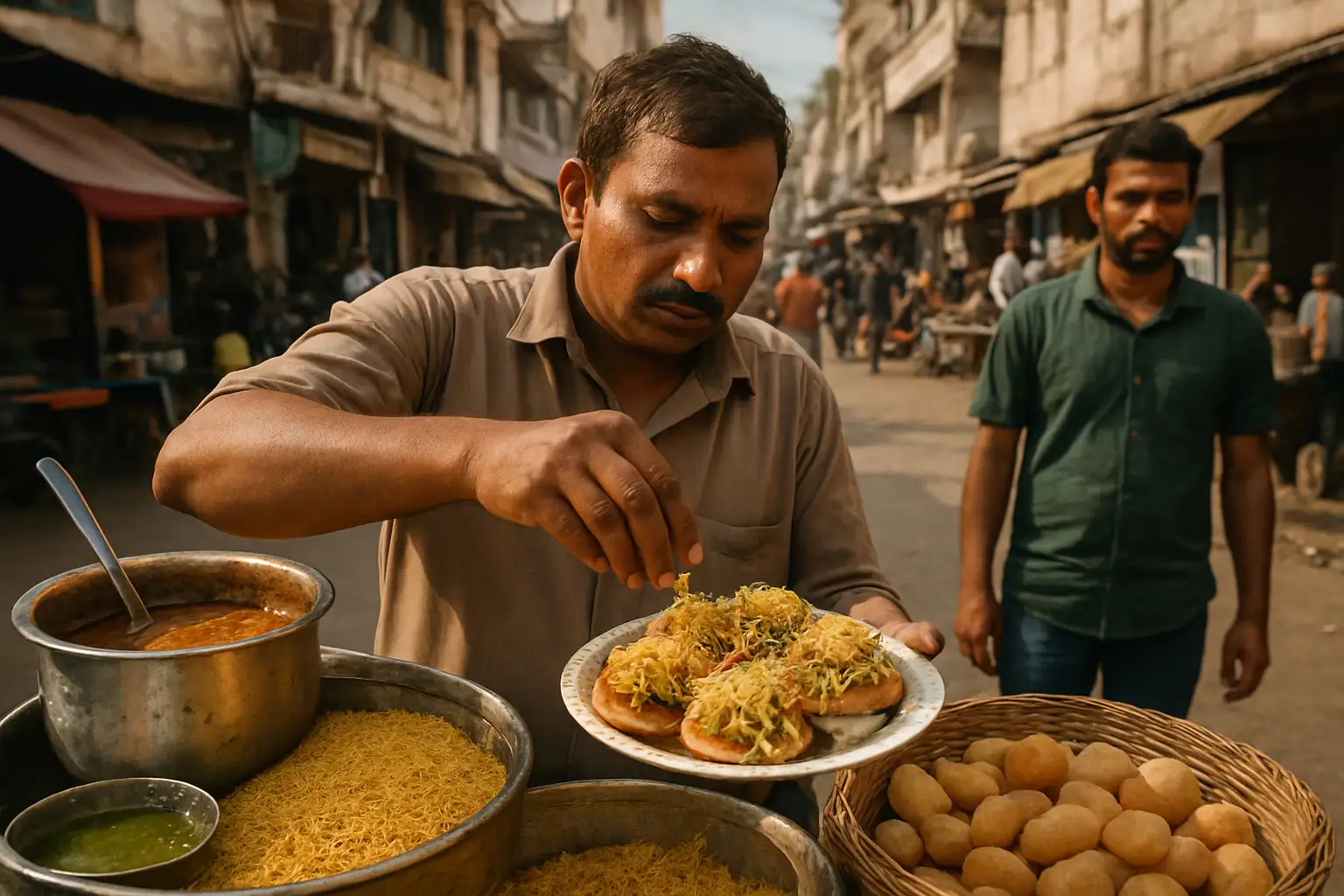 4. Sev Puri - YahTrip Travel Guide