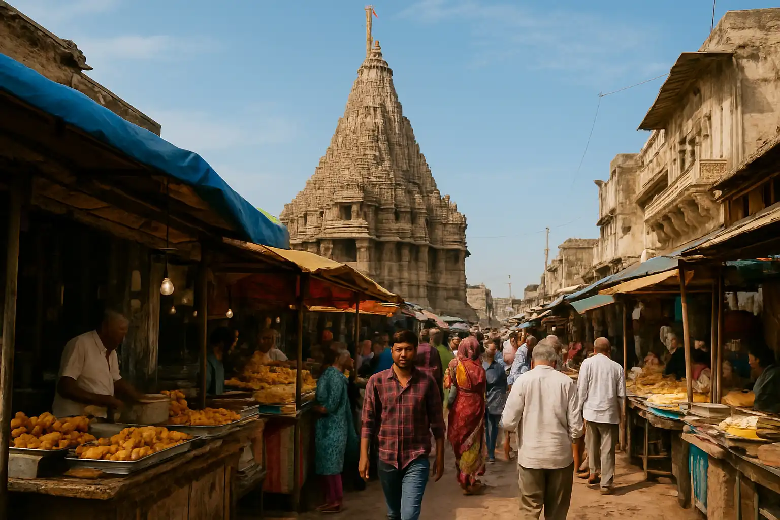 3. Near Dwarkadhish Temple - YahTrip Travel Guide
