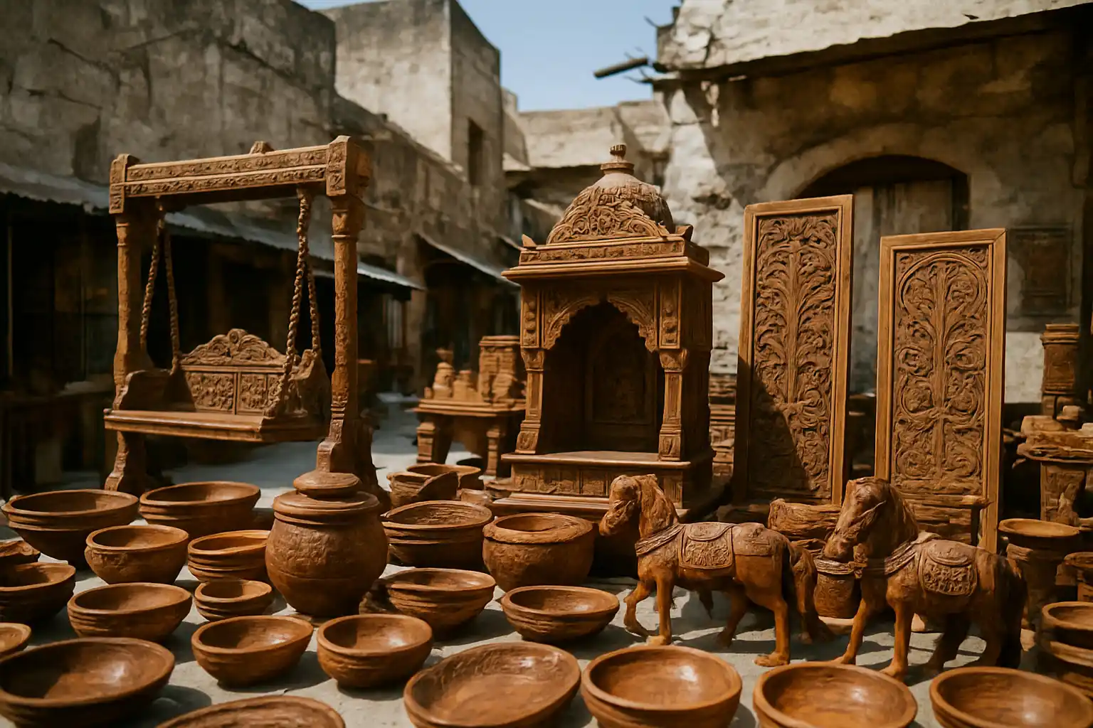 3. Wooden Handicrafts - YahTrip Travel Guide