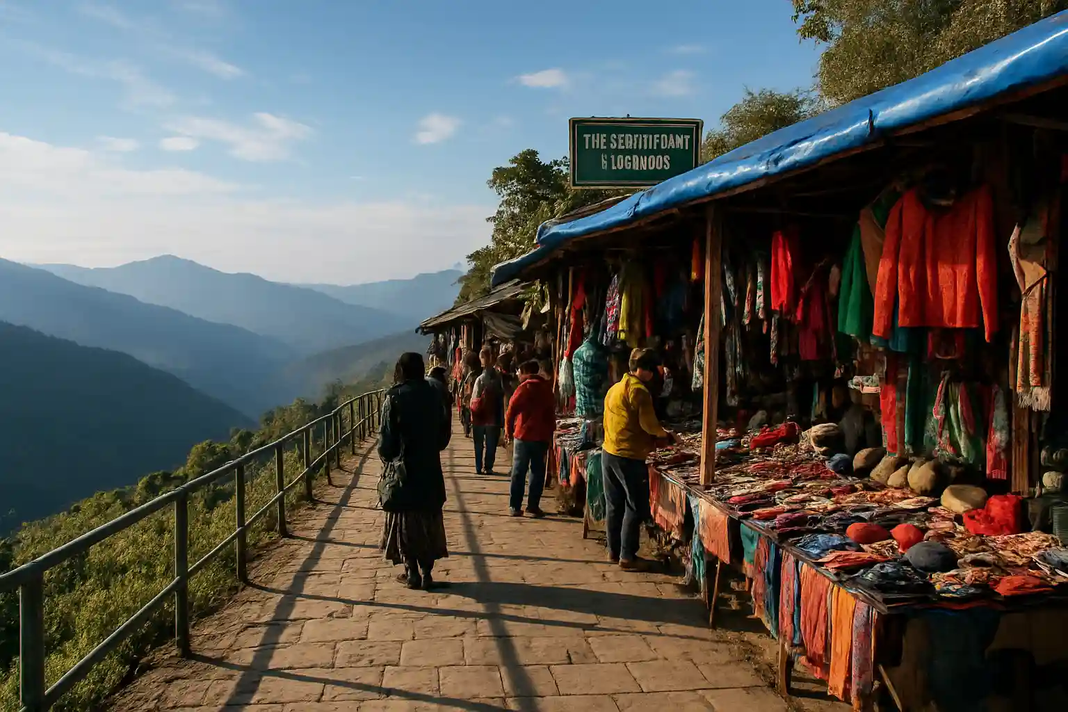 4. Tashi View Point Market - YahTrip Travel Guide