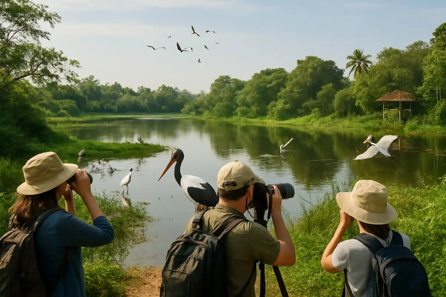 9. Go Bird Watching at Kumarakom Bird Sanctuary - YahTrip Travel Guide