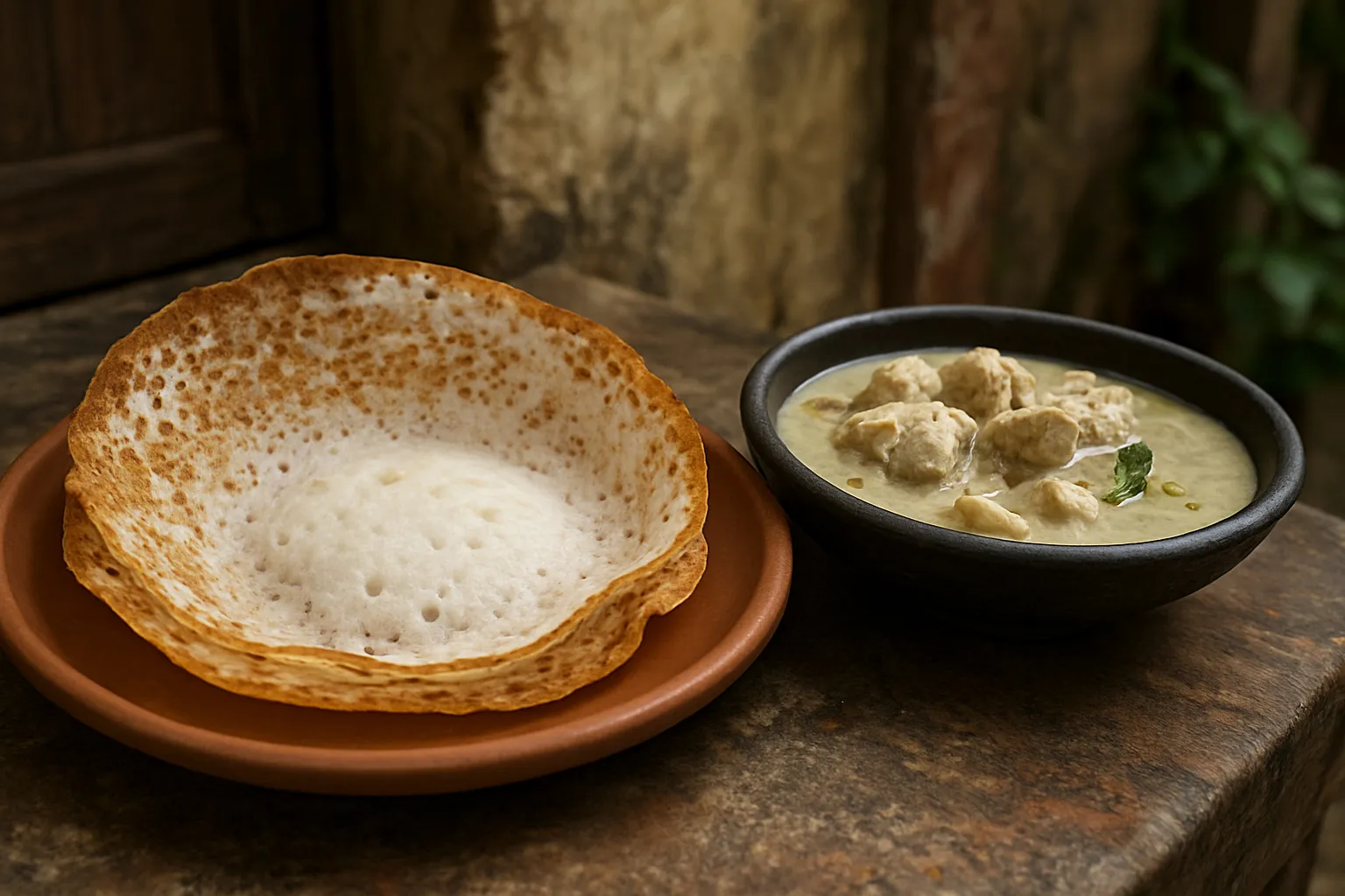 4. Appam with Stew - YahTrip Travel Guide