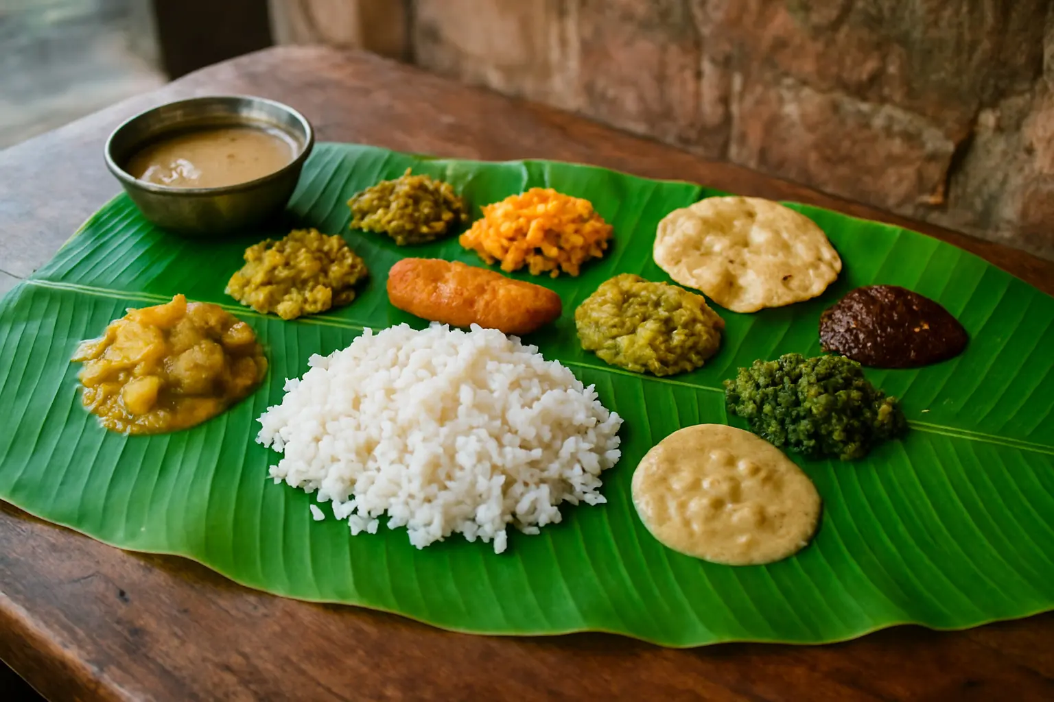 1. Kerala Sadya - YahTrip Travel Guide