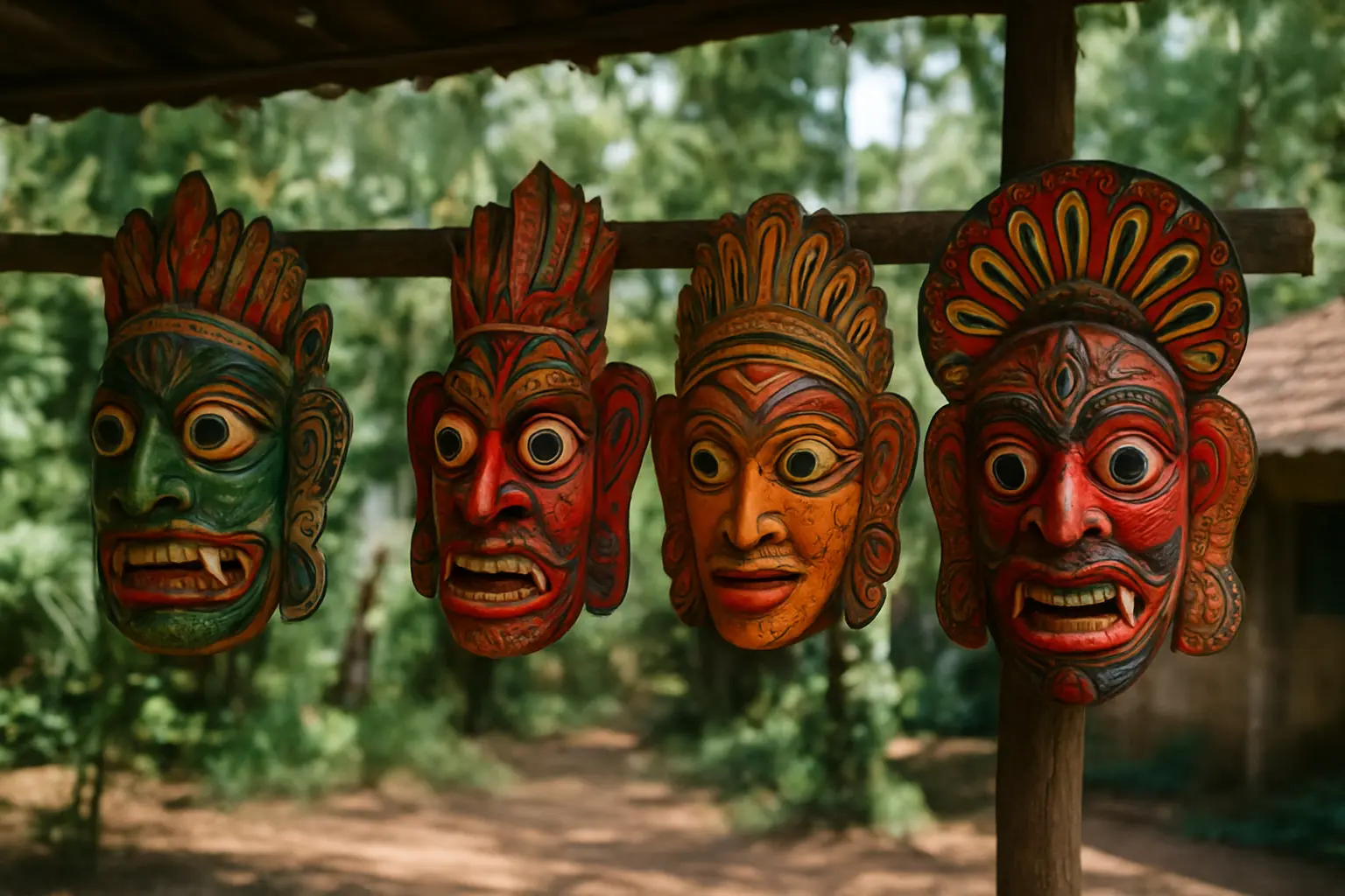 1. Traditional Masks - YahTrip Travel Guide