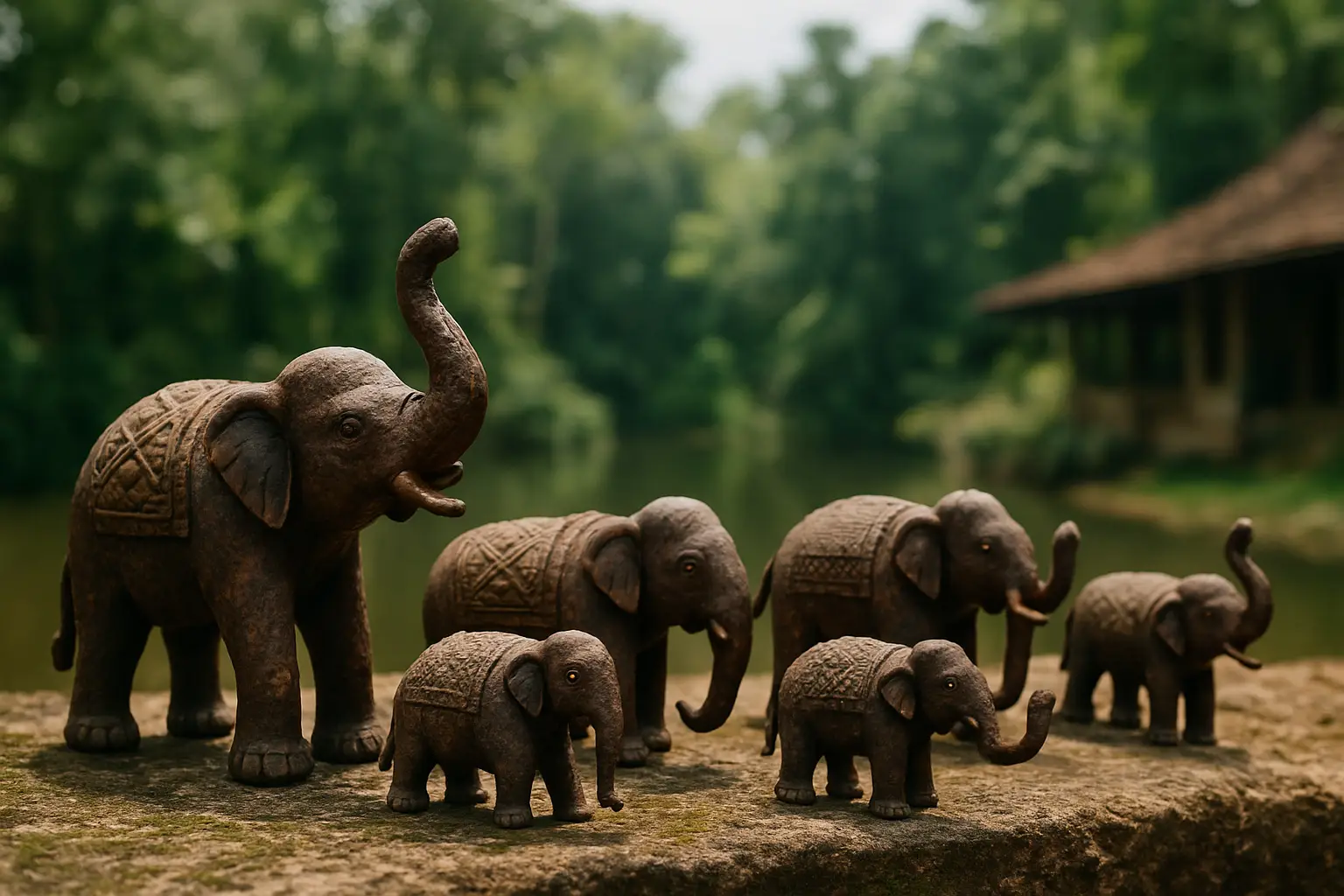 1. Miniature Elephants - YahTrip Travel Guide