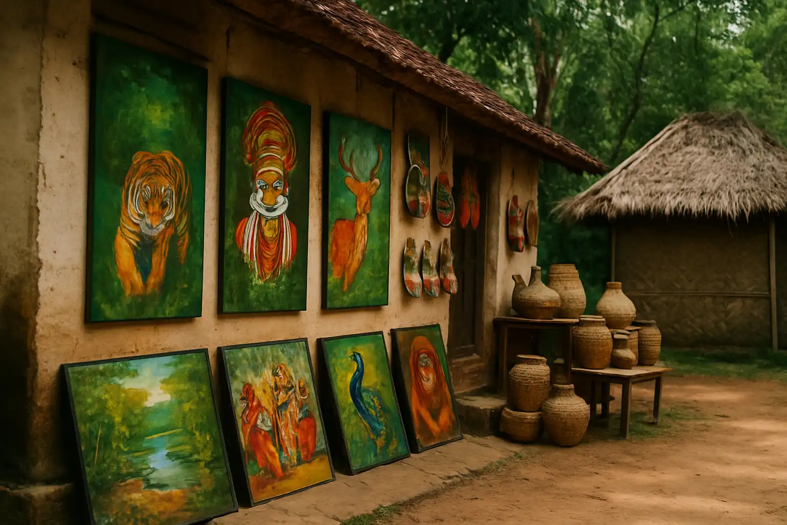 3. Traditional Artworks - YahTrip Travel Guide
