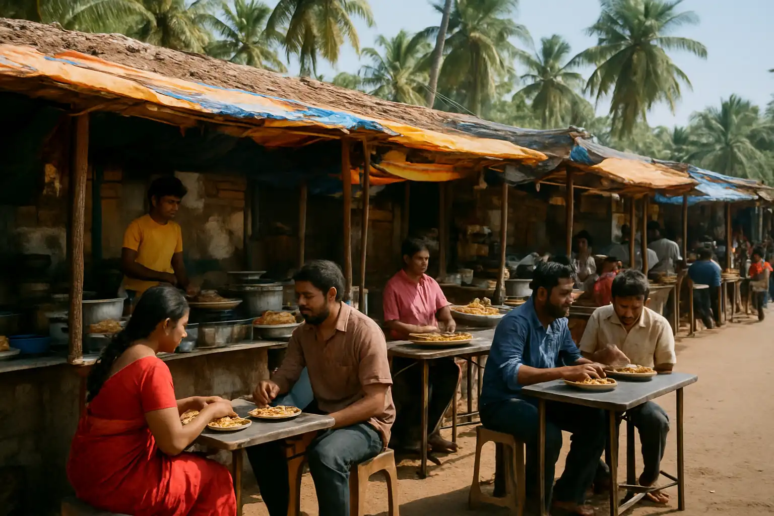Street Food in Kovalam - YahTrip Travel Guide