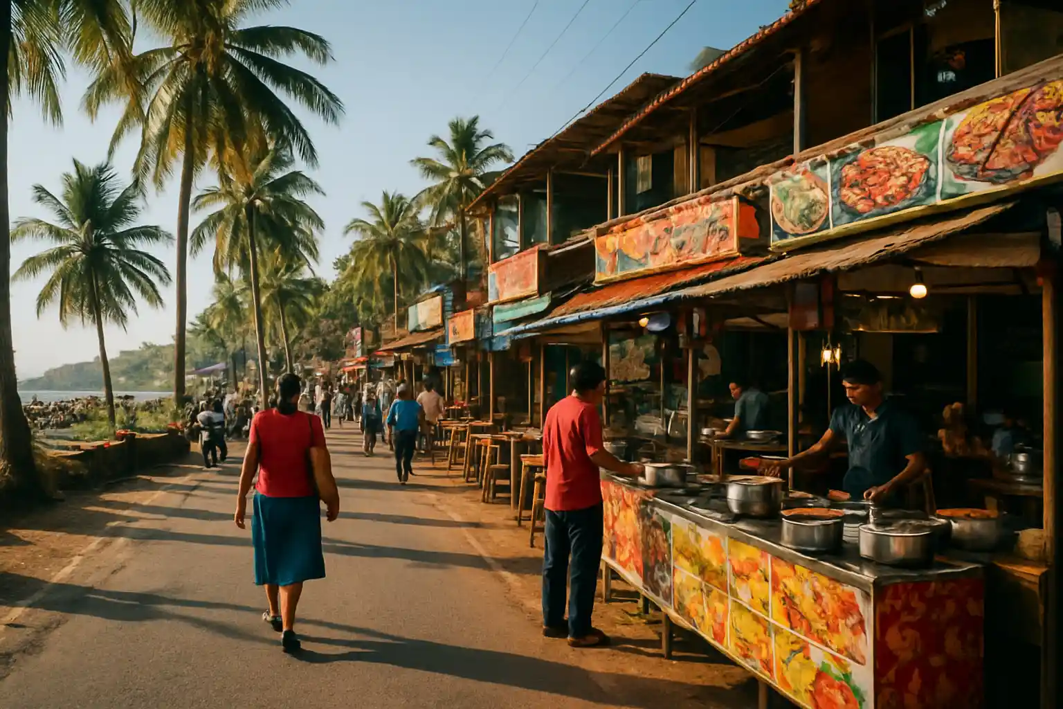 3. Kovalam Beach Road - YahTrip Travel Guide