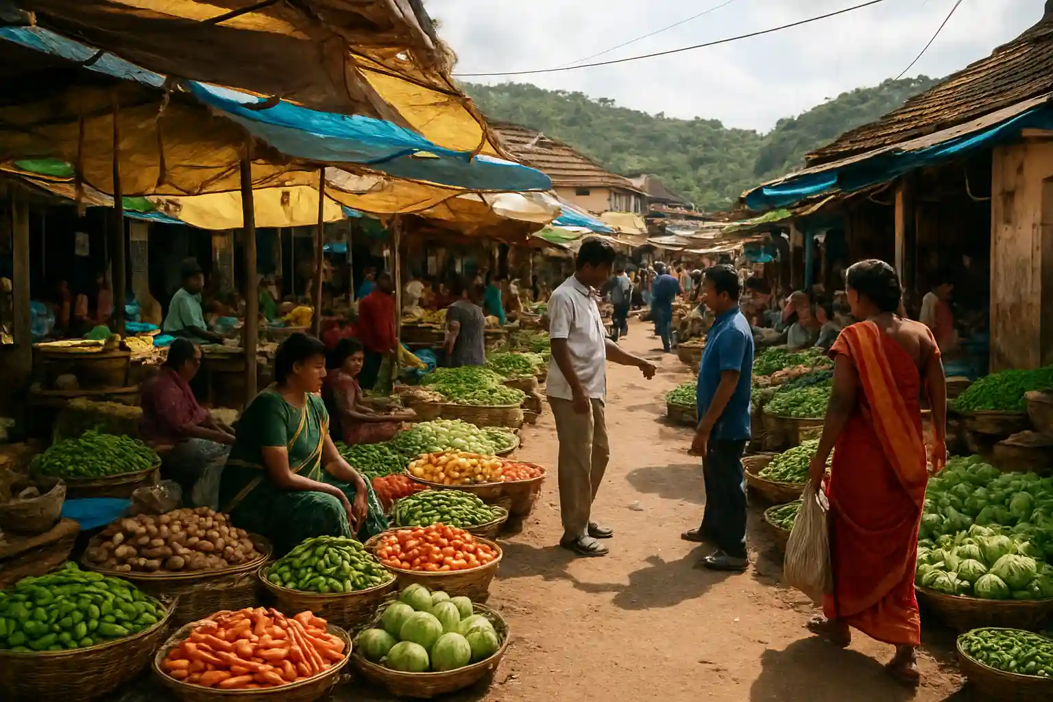 1. Madikeri Market - YahTrip Travel Guide