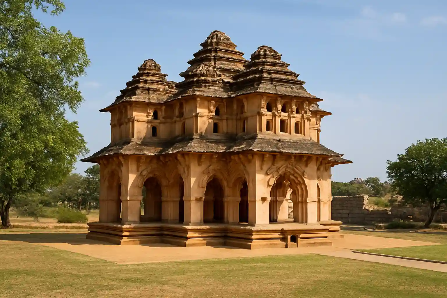 9. Visit the Lotus Mahal - YahTrip Travel Guide