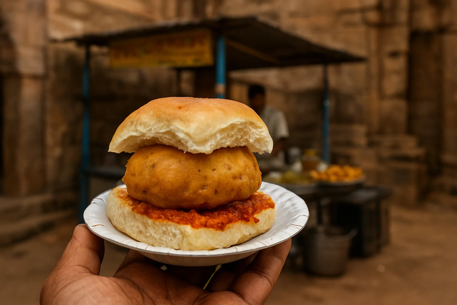 1. Vada Pav - YahTrip Travel Guide