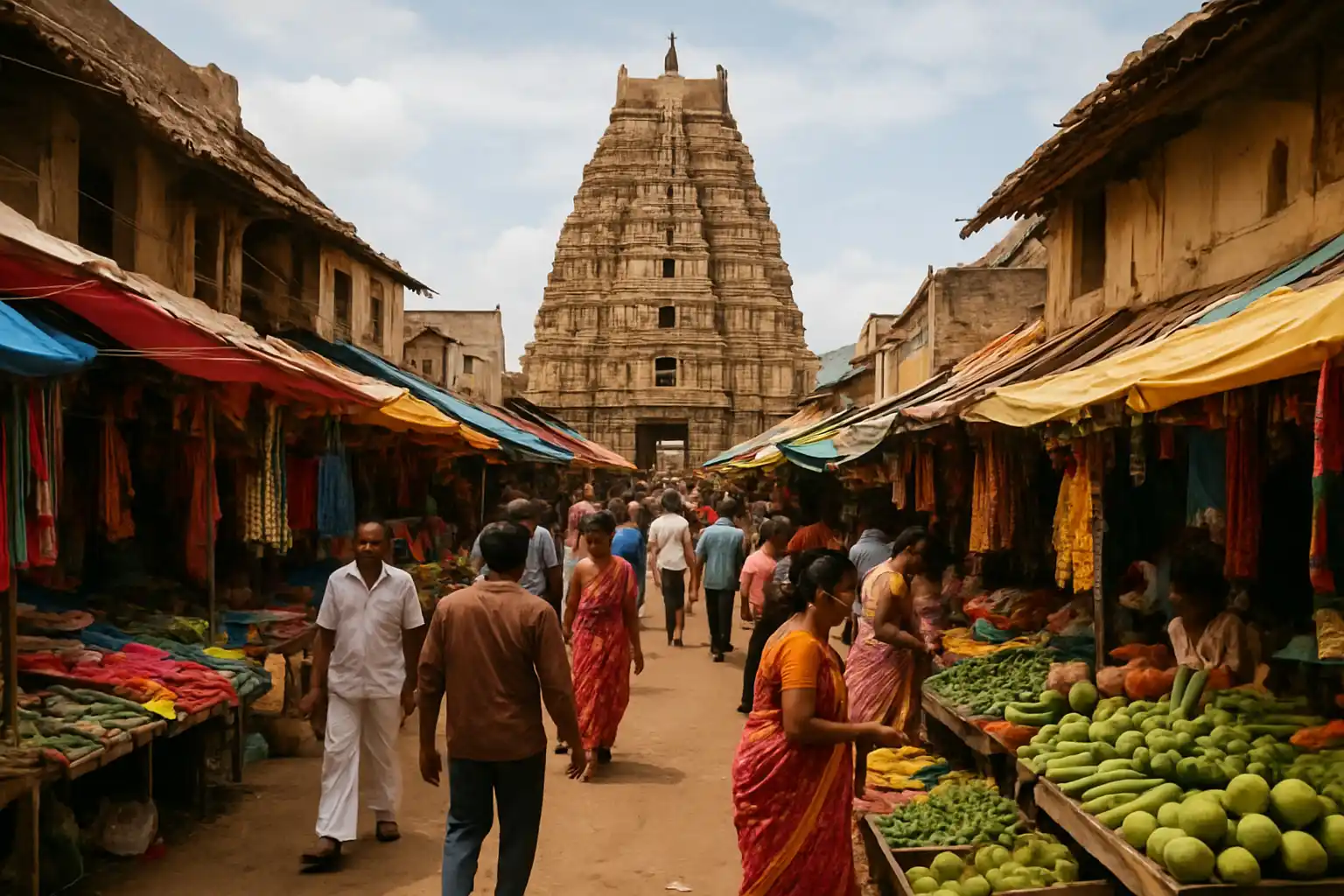 4. Virupaksha Temple Market - YahTrip Travel Guide