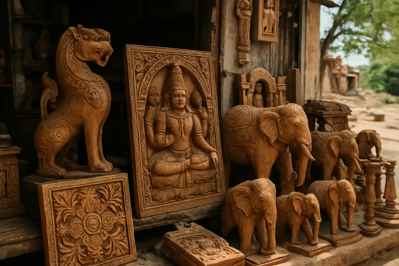 4. Wooden Crafts - YahTrip Travel Guide