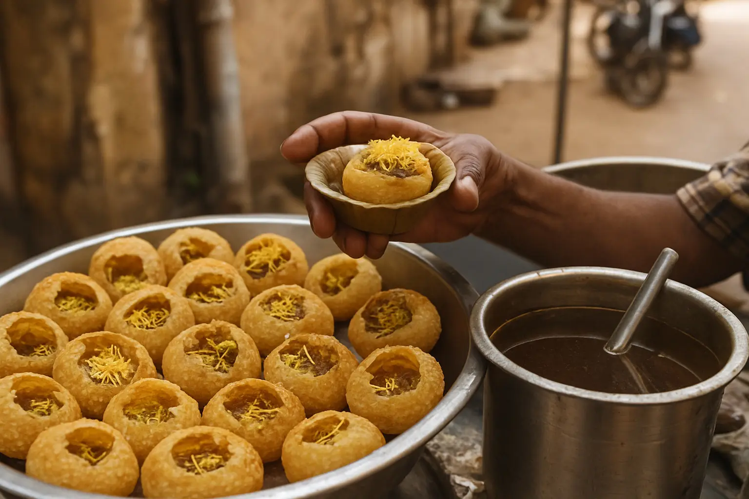 1. Pani Puri - YahTrip Travel Guide
