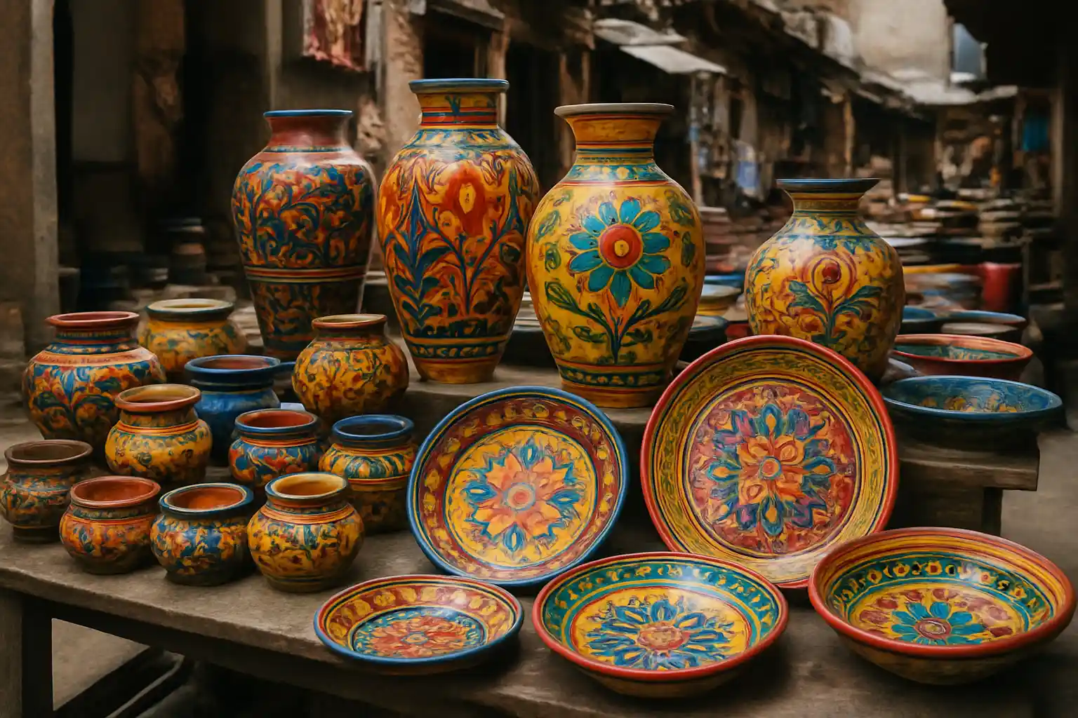 6. Hand-painted Pottery - YahTrip Travel Guide