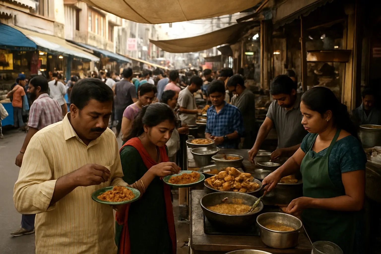1. VV Puram Food Street - YahTrip Travel Guide