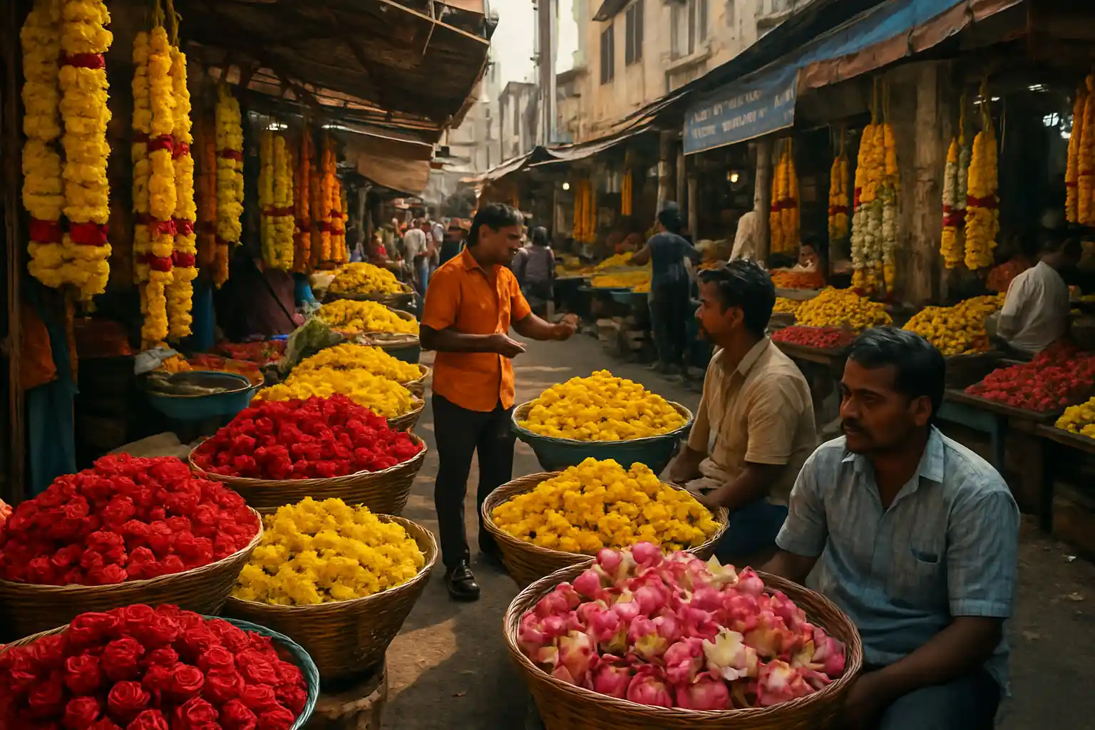 2. KR Market (Krishna Rajendra Market) - YahTrip Travel Guide