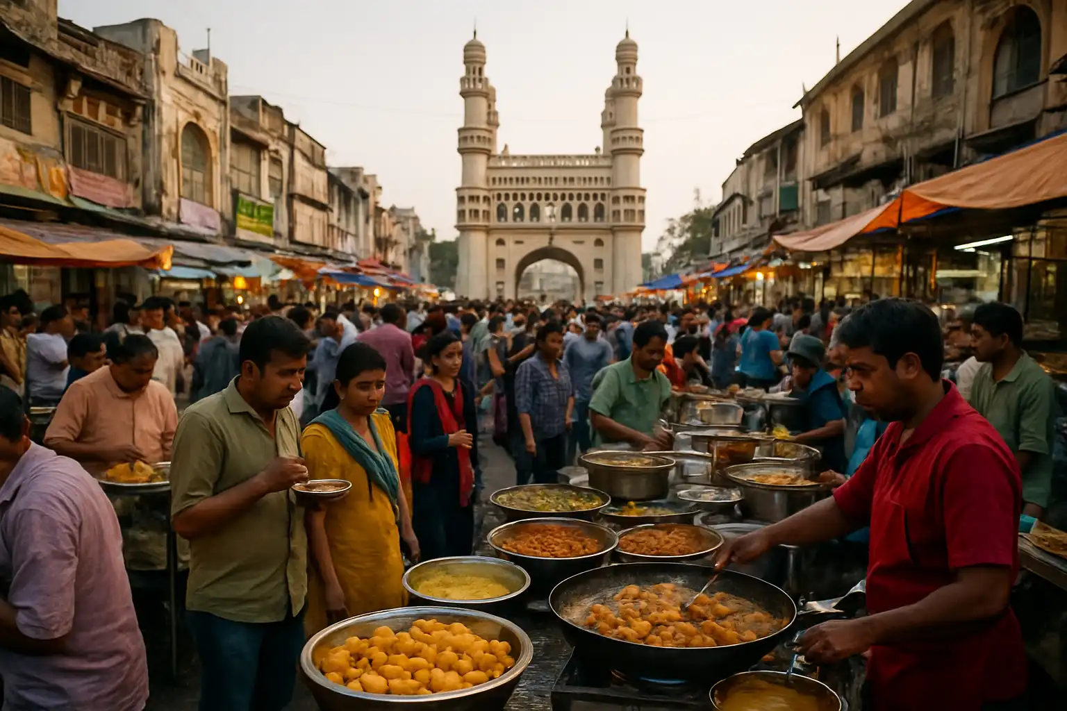 1. Charminar Food Street - YahTrip Travel Guide