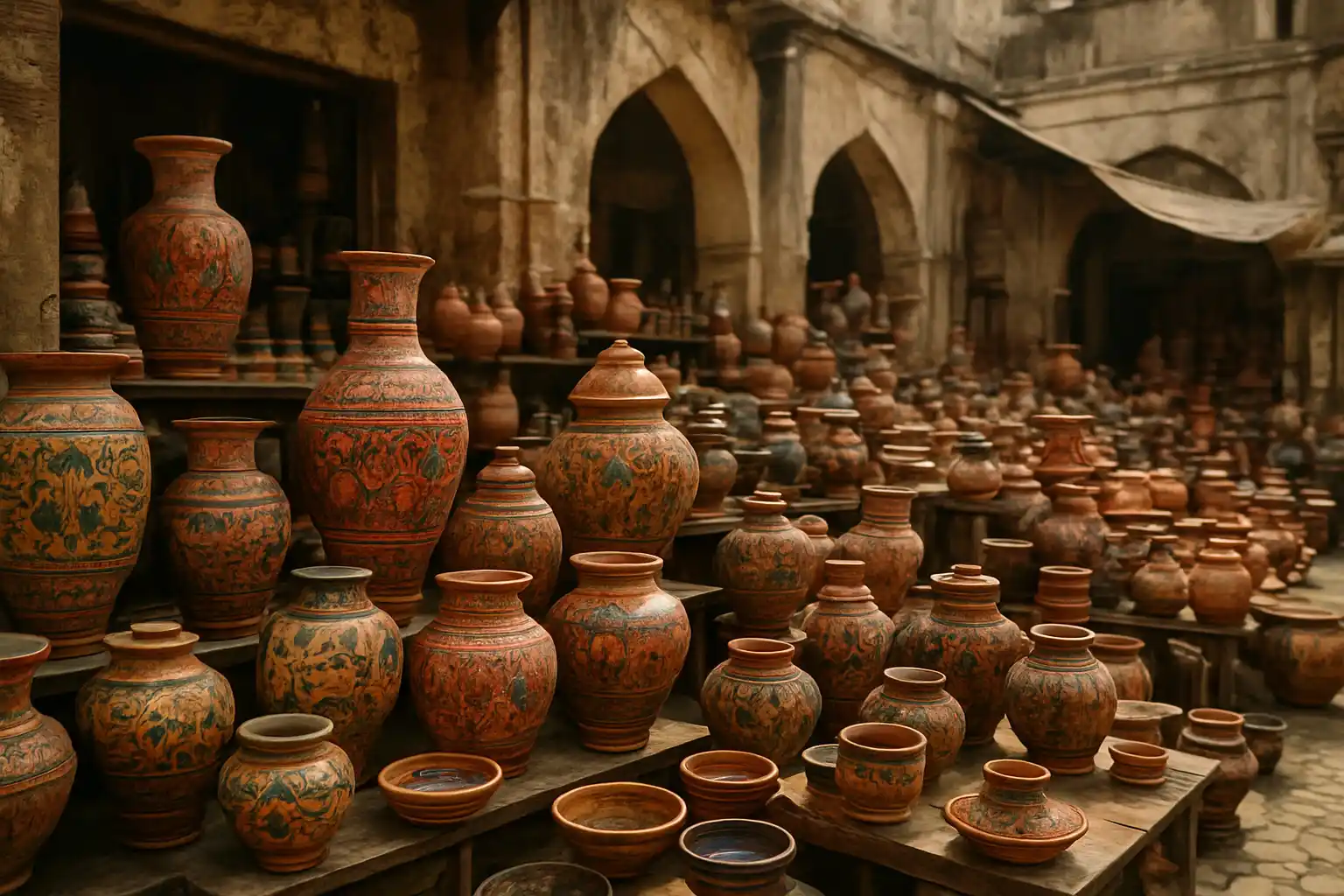 8. Handcrafted Pottery - YahTrip Travel Guide