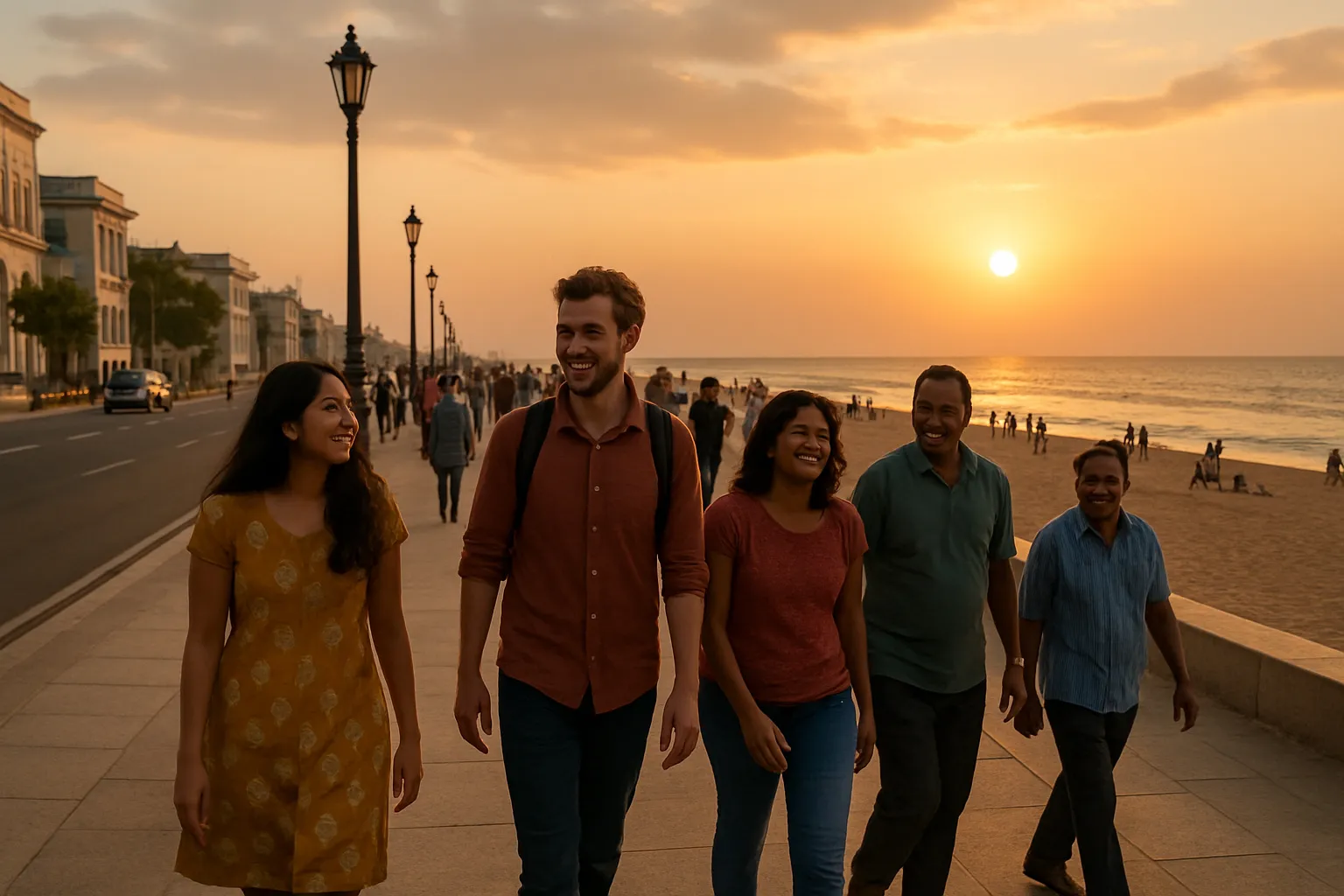 3. Experience the Chennai Marina Walk - YahTrip Travel Guide