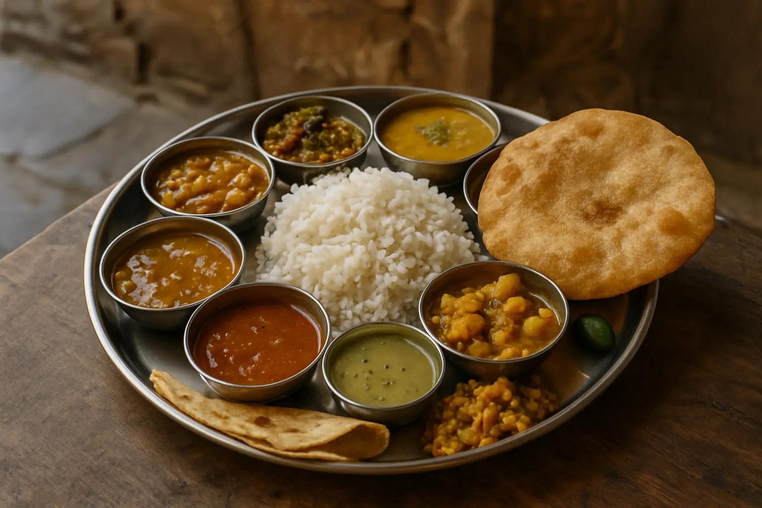 7. Gujarati Thali - YahTrip Travel Guide
