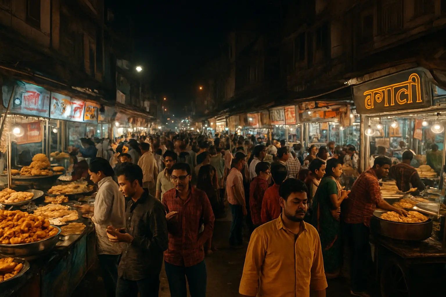 1. Visit Sarafa Bazar at Night - YahTrip Travel Guide