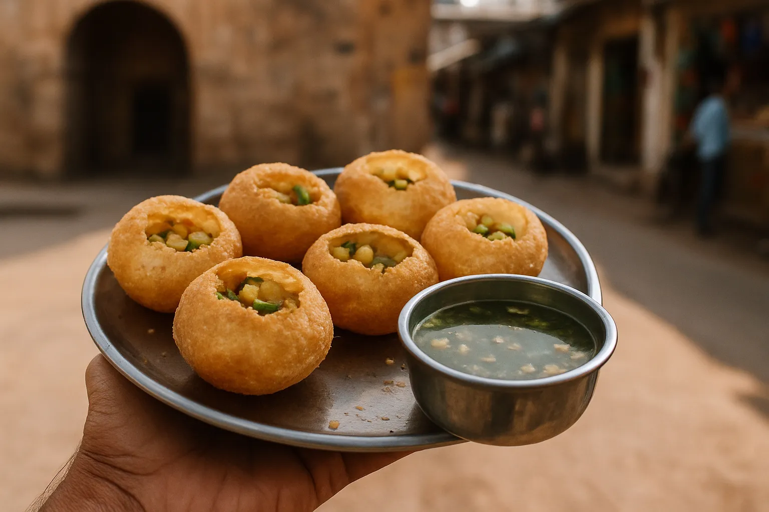 2. Pani Puri - YahTrip Travel Guide