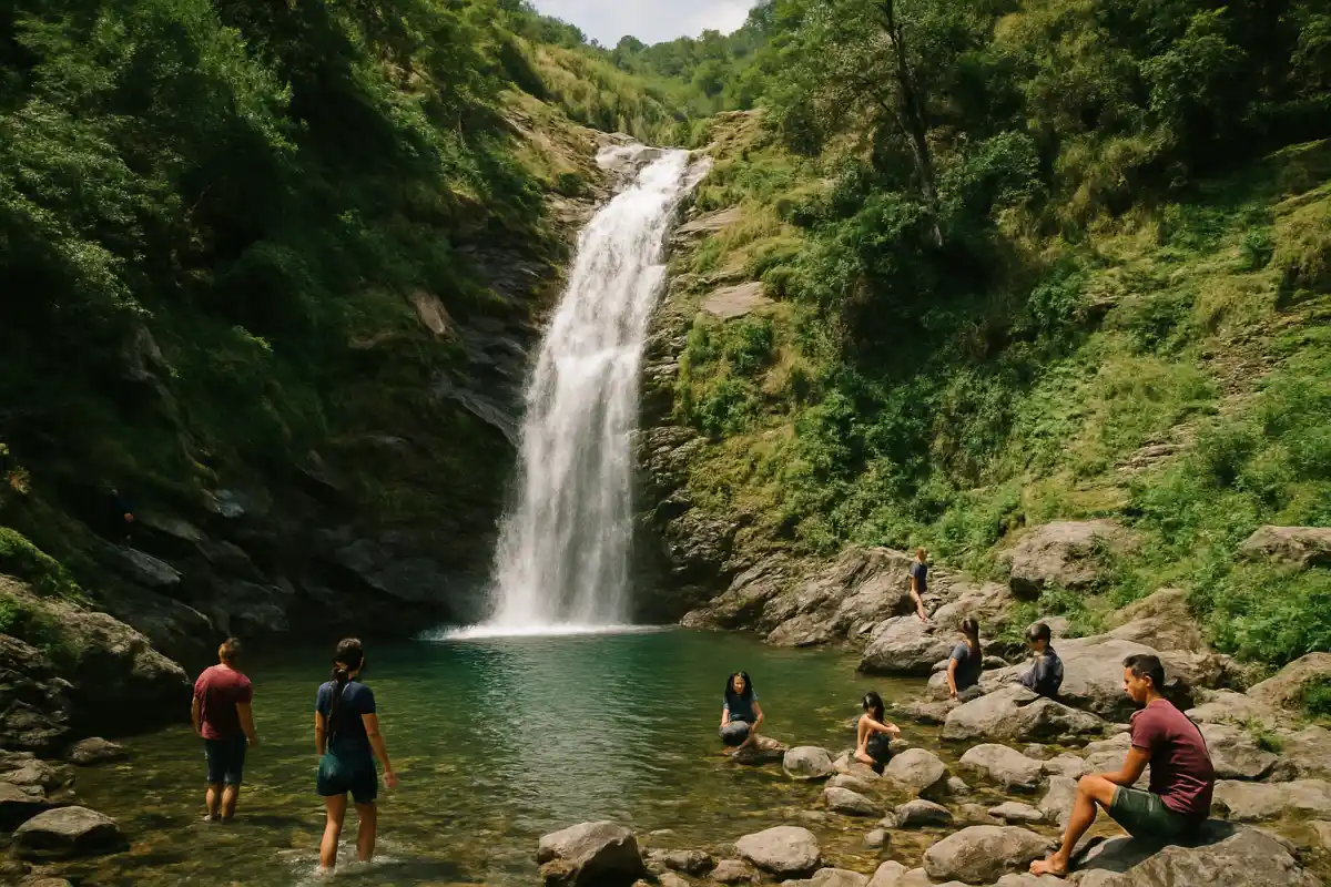 5. Visit Bhagsu Waterfall - YahTrip Travel Guide