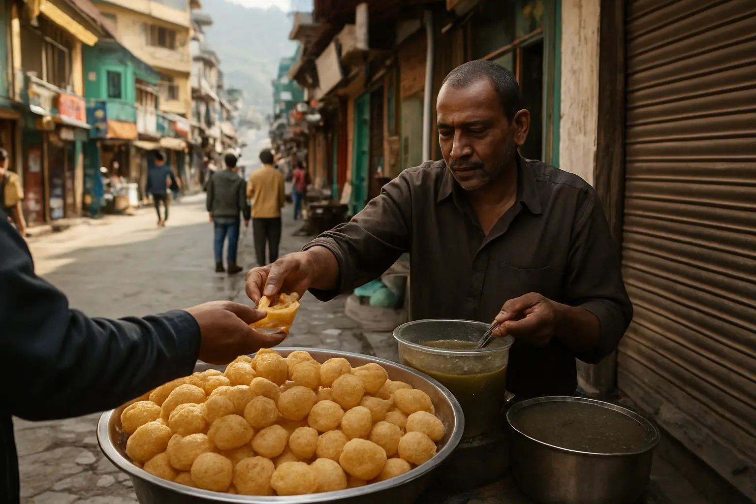 5. Pani Puri - YahTrip Travel Guide