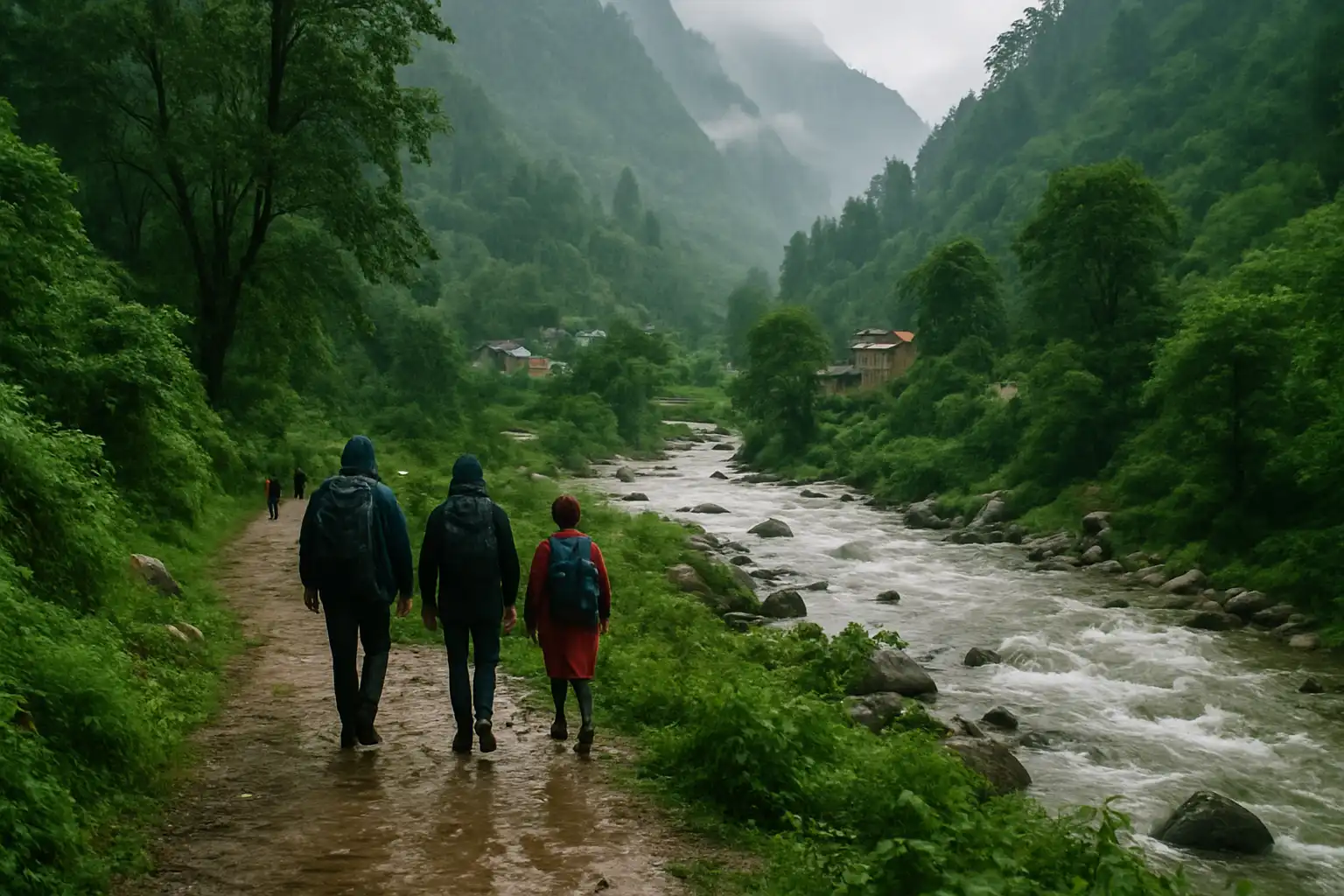 Kasol in Monsoon - YahTrip Travel Guide