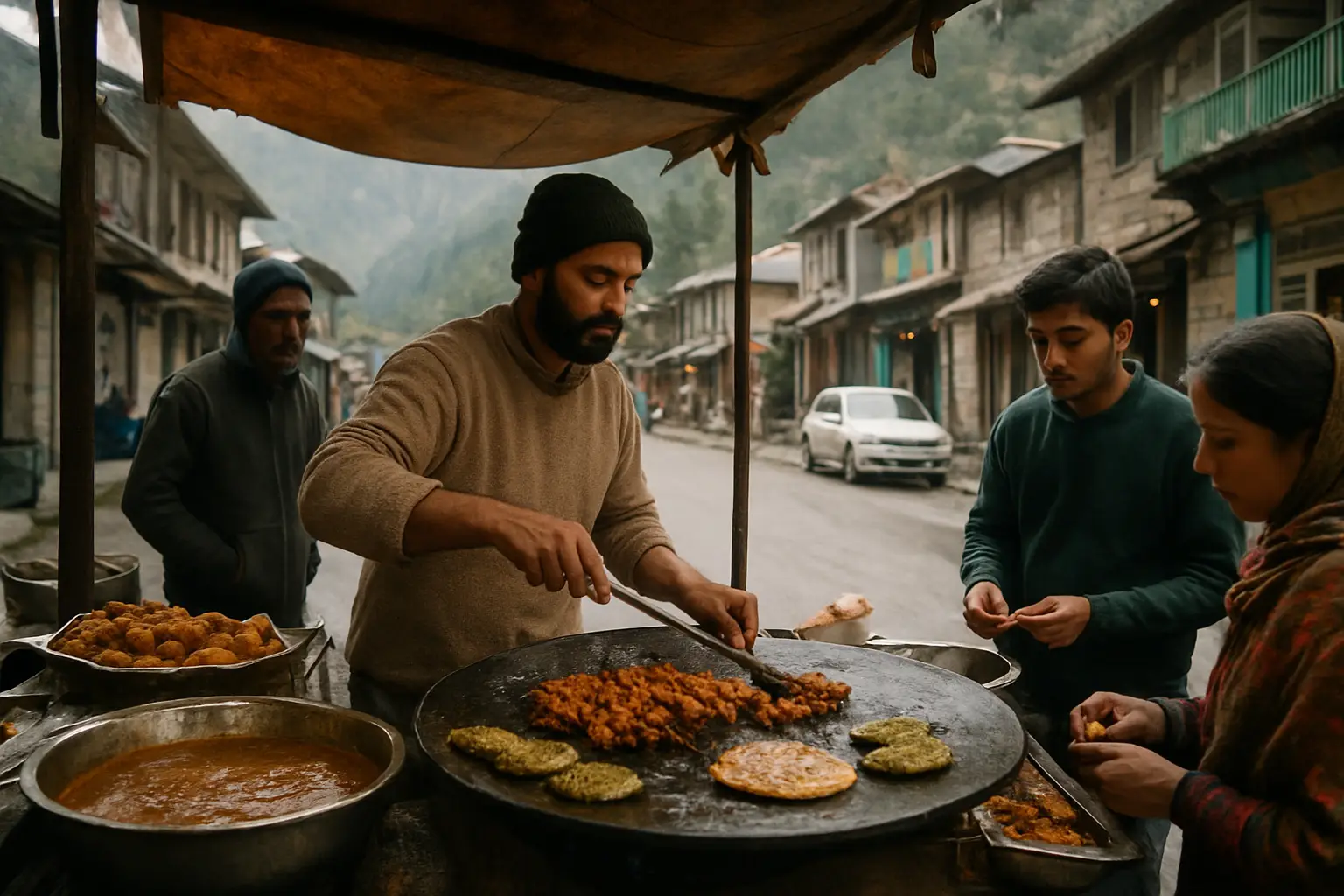 Street Food in Kasol - YahTrip Travel Guide