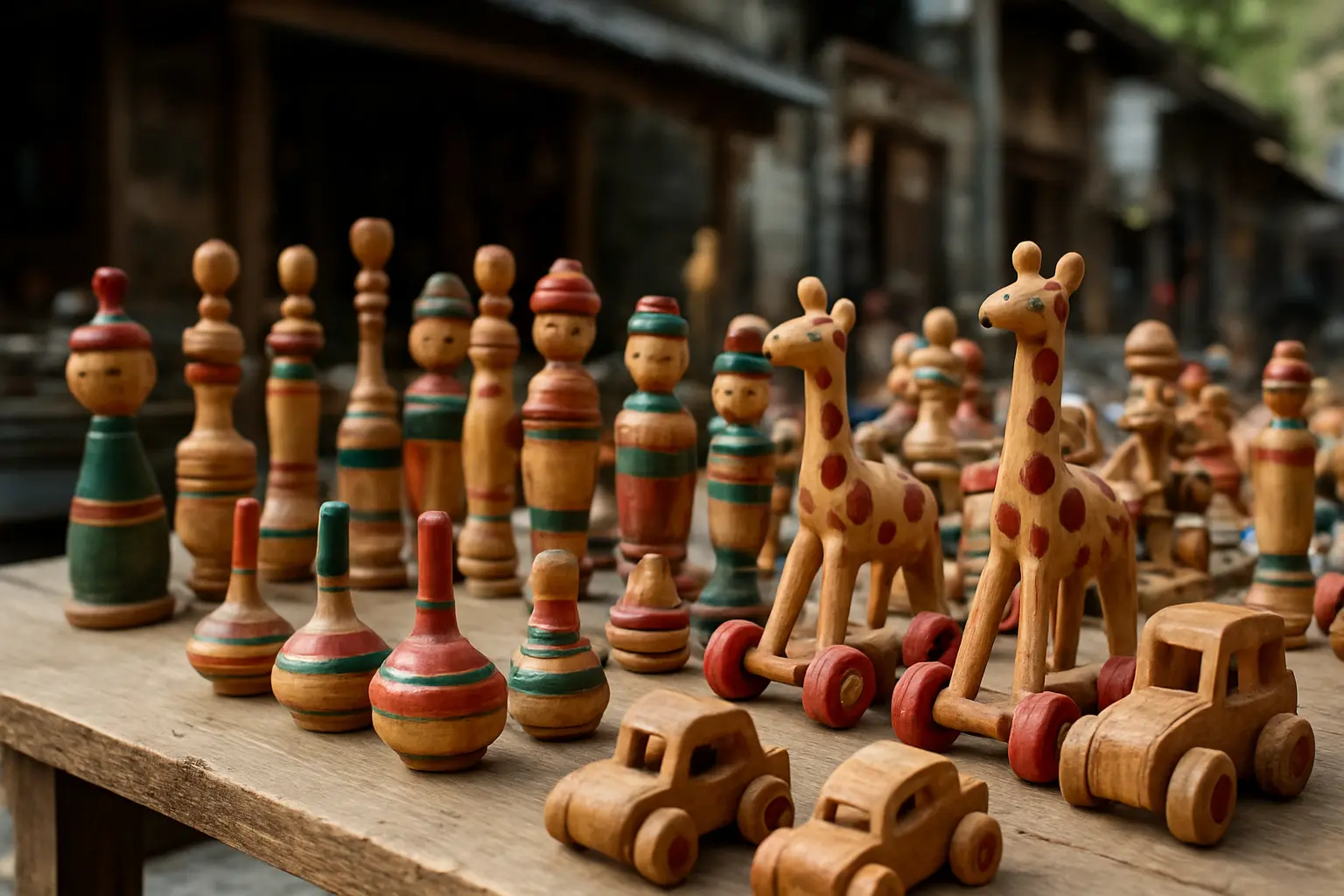 4. Traditional Wooden Toys - YahTrip Travel Guide