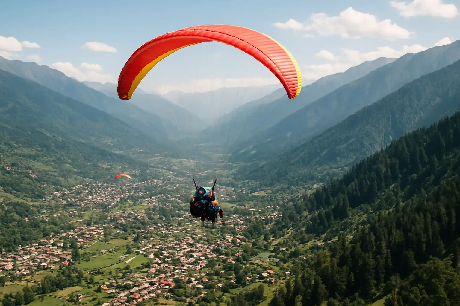 8. Paragliding - YahTrip Travel Guide