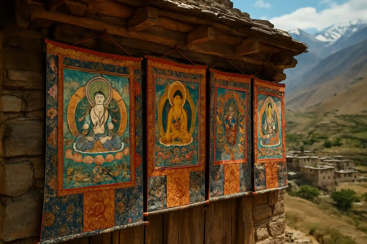 2. Thangka Paintings - YahTrip Travel Guide