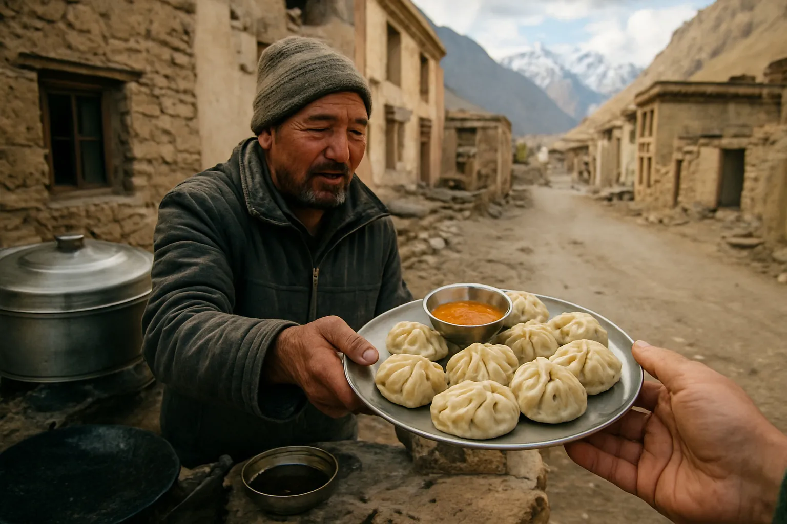 5. Momos (as street food) - YahTrip Travel Guide