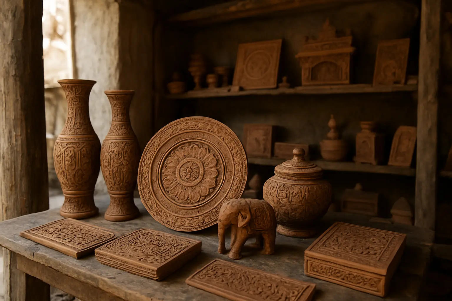 2. Wooden Handicrafts - YahTrip Travel Guide