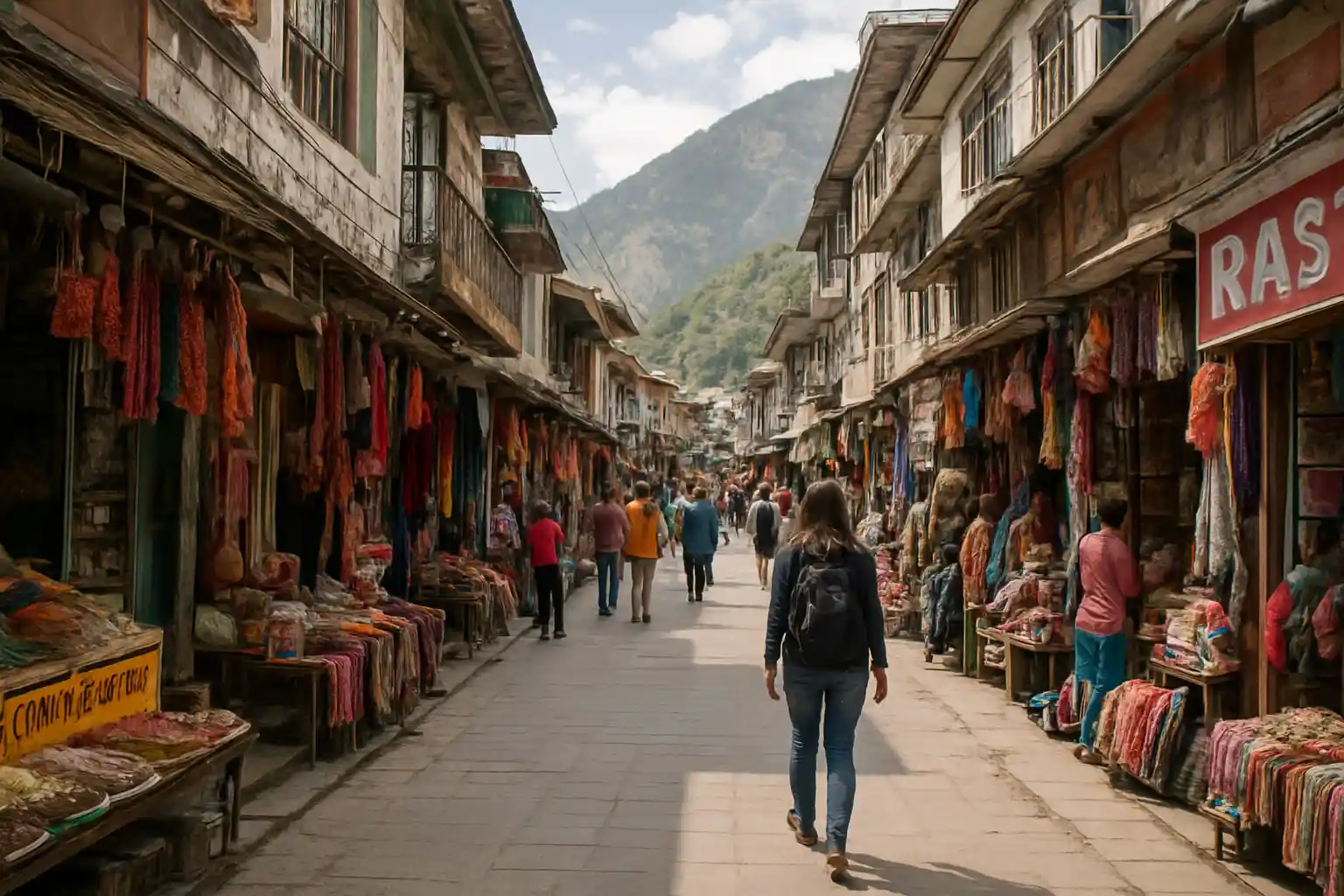 1. Reckong Peo Shopping Street - YahTrip Travel Guide